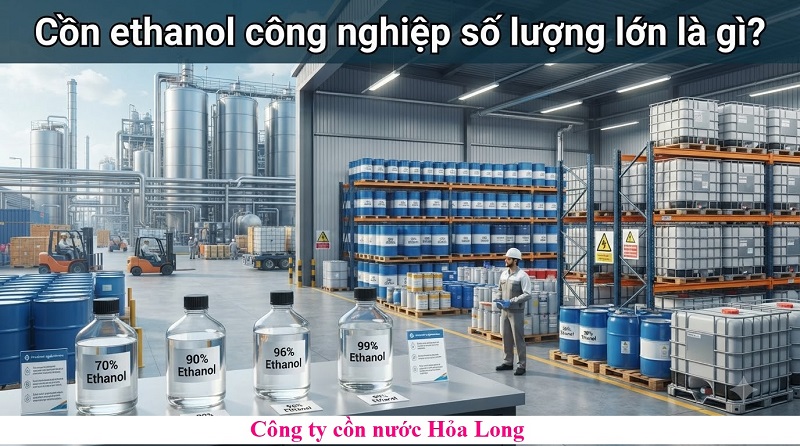 Cồn Ethanol Công Nghiệp Số Lượng Lớn – Giải Pháp Cung Ứng Ổn Định Cho Doanh Nghiệp